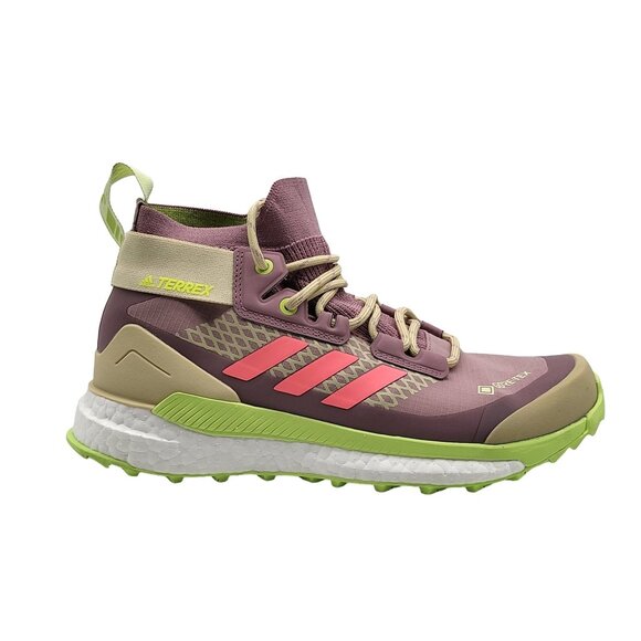 Adidas Terrex Free Hiker Wom Gore Tex Acid Red Pulse Lime Shoes GW8698 Sz 6